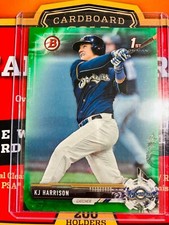 V8 2017 Bowman Draft Green /99 KJ Harrison #BD-110