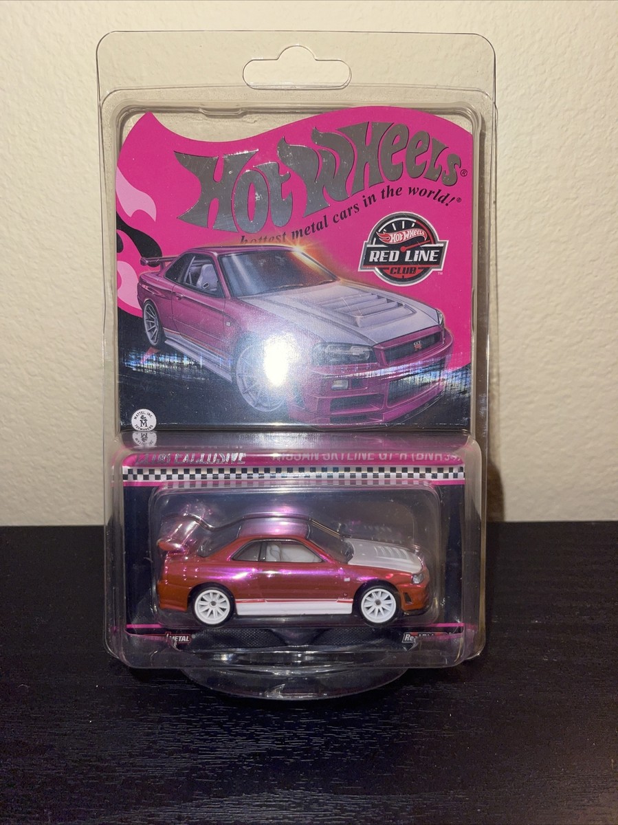 Hot Wheels RLC 2023 Pink Editions Nissan Skyline GT-R BNR34