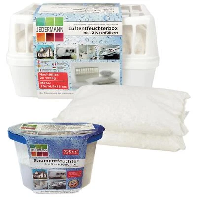 Luftentfeuchter 50m² Raumentfeuchter Entfeuchter Auto Keller Haus Box Granulat