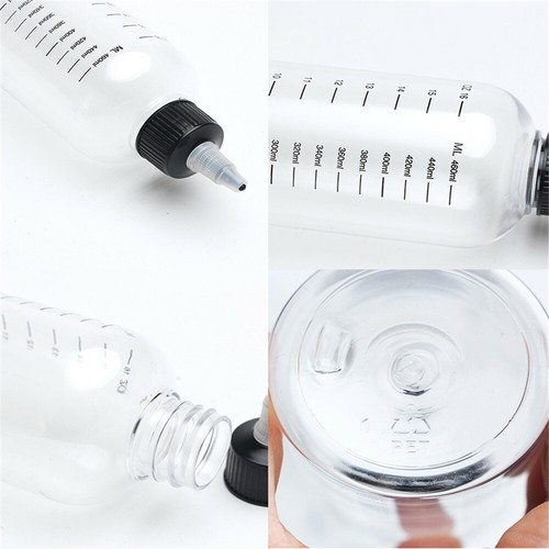 5/10x Plastic Juice Liquid Paint Capacity Dropper Twist Top Cap Bottles 30-250ml - Picture 2 of 13