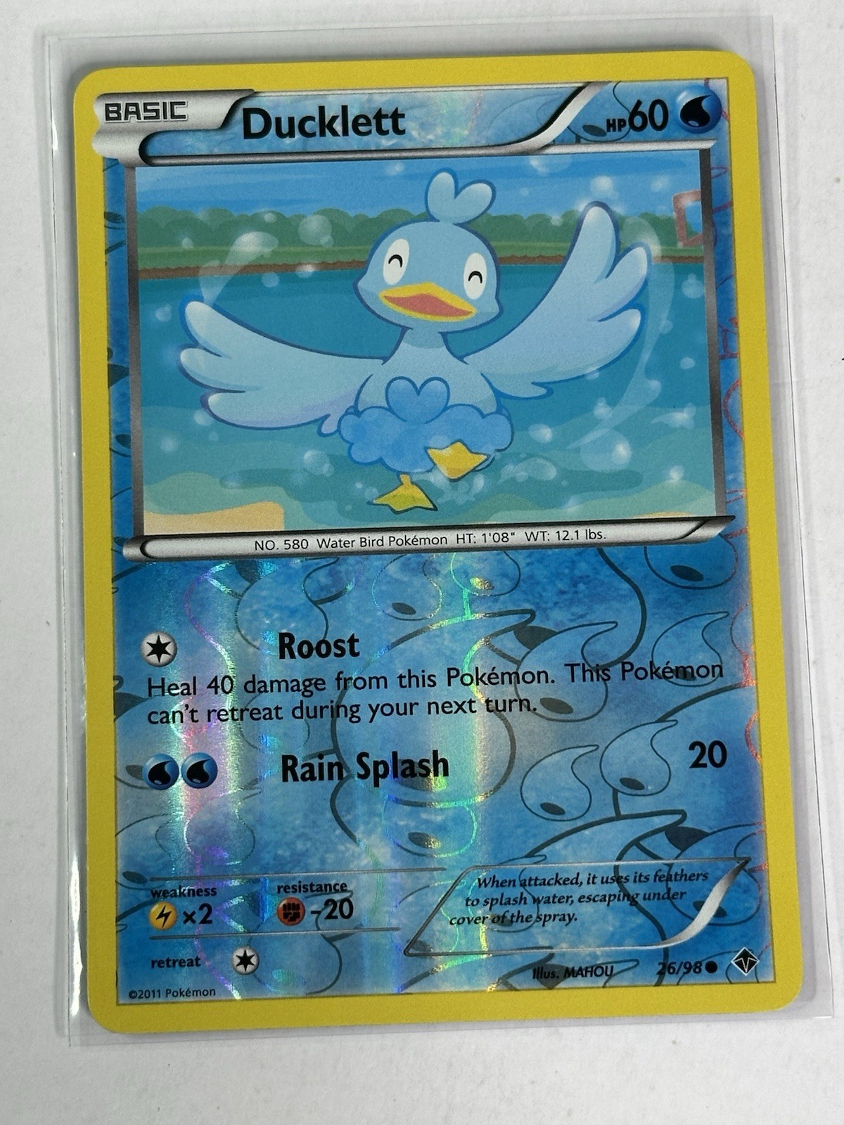 Ducklett 26/98 Emerging Powers Reverse Holo