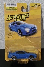Adventure Force Nissan Skyline Gt-r R34 In Blue Adventure Force Nissan Skyline Gt-r R34 In Blue