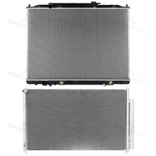 Aluminum Radiator & A/C Air Conditioner Condenser Kit for 2009-2015 Honda Pilot