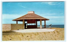 Vintage Cape Cod Marconi Wireless Station Interpretive Shelter Postcard