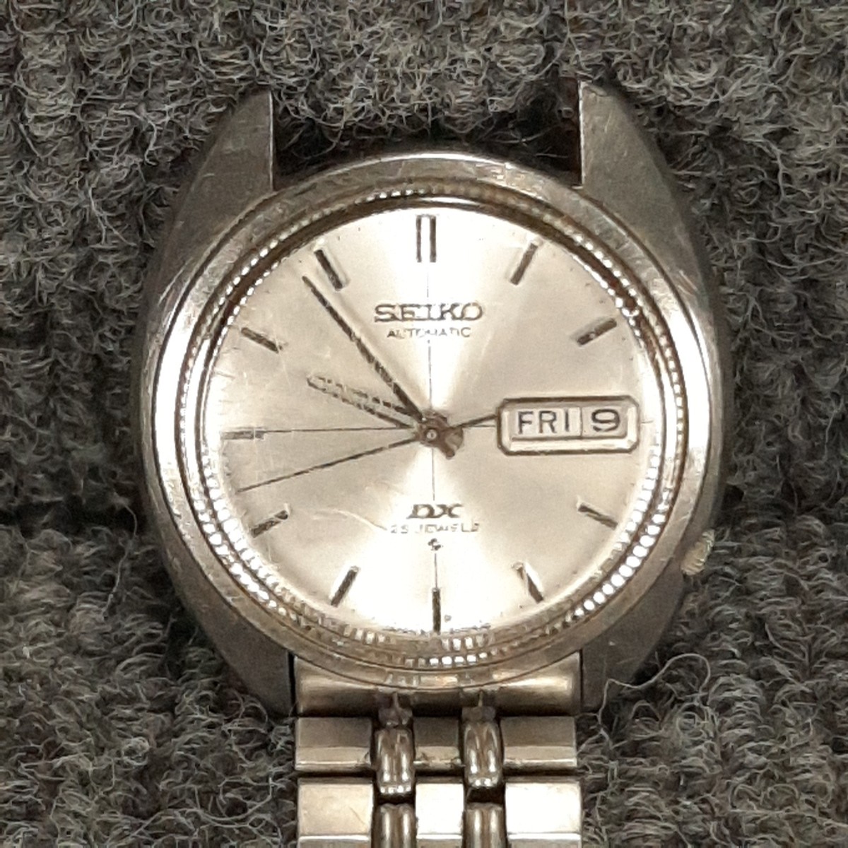 1969 Seiko Automatic DX 25 Jewel 6106-6003 Vintage Waterproof