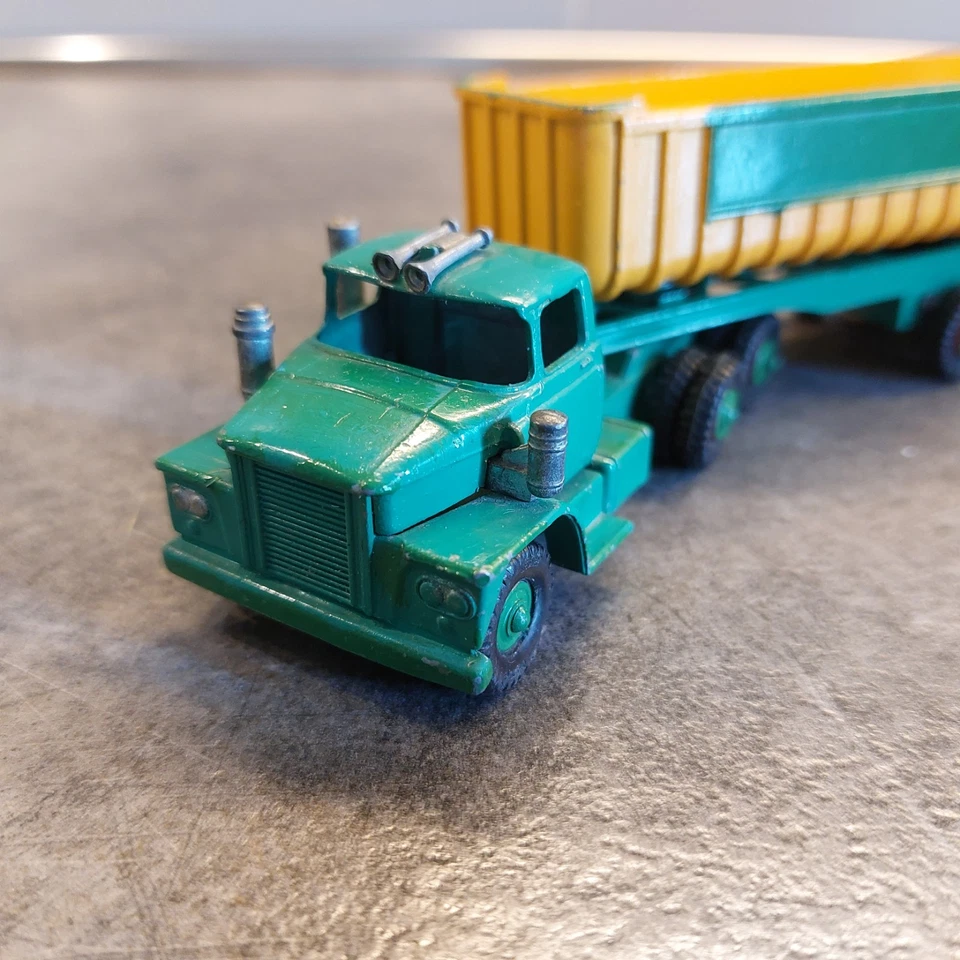 Matchbox Lesney King Size K-16 Dodge Tractor with Twin Tipper Made in England - Immagine 3 di 4