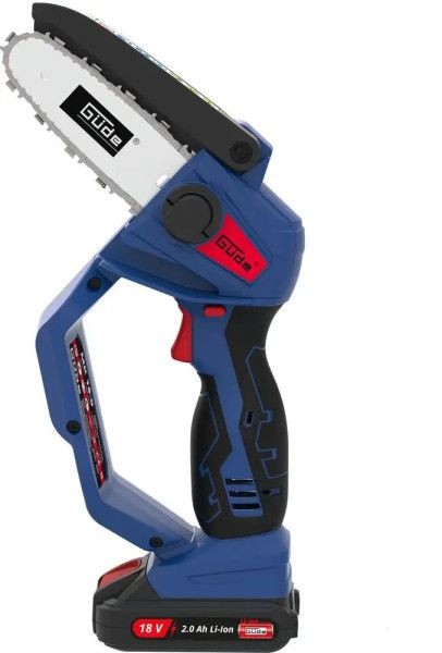 Mini tronçonneuse sans fil Güde MK 18-201-05 avec batterie 18V et son chargeur inclus