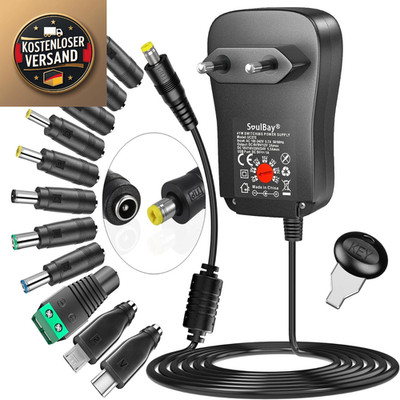 Universal AC DC Adapter 41W 6V 9V 12V 15V 1