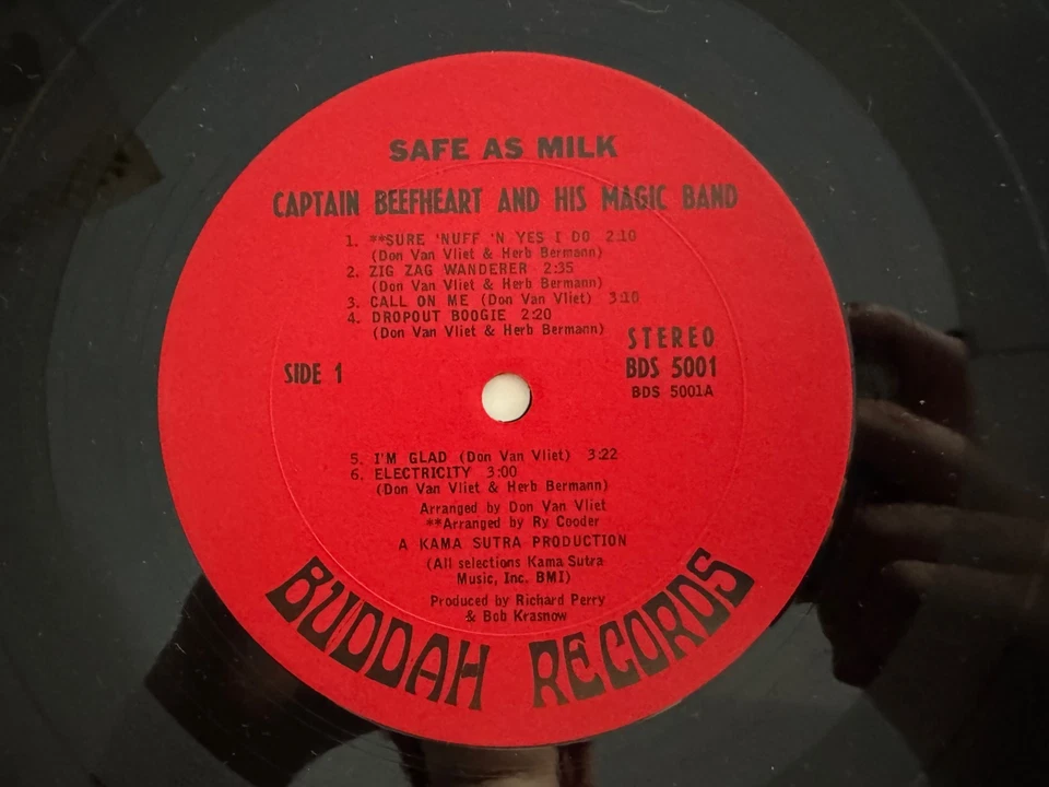 Captain Beefheart & His Magic Band "Safe As Milk" LP - Buddha BDS 5001 SHRINK NM - Image 4 of 4