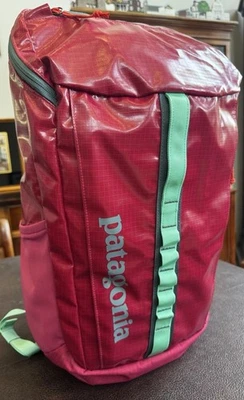 Rare Patagonia Black Hole Pack 25L Pink Teal Daypack Backpack Hiking Bag - Image 1 of 4