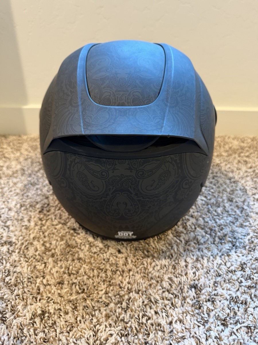 Icon Airmada Helmet Paisley Black SIZE L | eBay