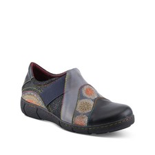 L'Artiste L Artiste Women s LATA Hand-Painted Closed Back Shoe with Removable Fo