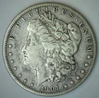 1901 S Morgan Silver Dollar US Coin San Francisco Mint Circulated FINE Cond. $1