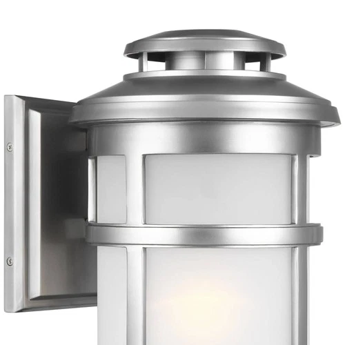 Generation Lighting Newport 16" Brushed Steel Outdoor Wall Light - Picture 2 of 2