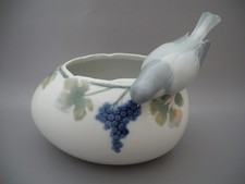 M&O Metzler & Ortloff Ei mit Vogel Jugendstil Ostern 1890 bis 1945 Porzellan