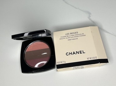 Chanel Les Beiges Healthy Glow Sun-Kissed Powder Deep Mauve New In Box