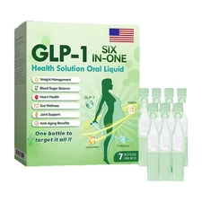 7pcs* GLP-1 SIX-in-ONE Health Solution Oral Liquid Balanced Weight Loss Drops