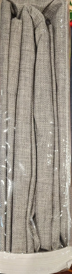 Eclipse Monty Grommet Top Blackout Curtain Panels (2) – Grey– 52”W x 84”L - Image 4 of 4