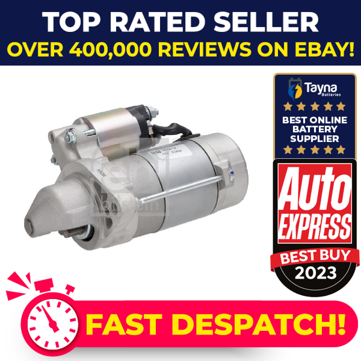 Starter Motor fits LEXUS IS200d Mk2 2.2D 10 to 12 2AD-FTV 281000G040 281000R010