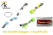 AUDI A5 8T 8F Facelift LED Rückleuchten | Adapter VFL Halogen FL LED