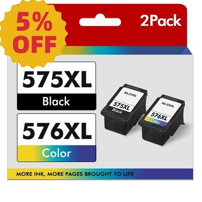 SET Patronen für Canon PG-575 CL-576 XL PIXMA TS3750i TS3550i TR4750i TR4751i XL