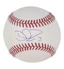 David Ross Signed OML Baseball (JSA) w/ Clear Display Case