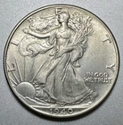 1940  WALKING LIBERTY HALF DOLLAR  AU+  #1857