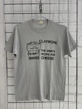 Vtg 80s Military Humor Made In USA T Shirt Medium