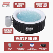 Free Shipping!!! ~ Coleman Miami AirJet Inflatable Hot Tub #90557E-BW