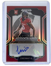 2025 Panini Prizm Draft Picks - Draft Picks Autographs Xzavier Henderson 243/399