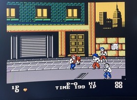 Double Dragon CIB Complete NES (Nintendo 1988) Black Circle Seal 1st Print Game