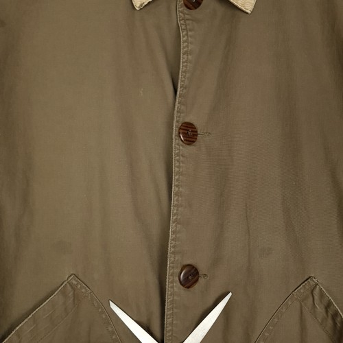 Vintage J Crew Barn Coat Jacke Herren Large braun kariert gefüttert Chore 90s - Bild 7 von 23