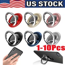 Finger Ring Holder Stand Grip 360 Rotating For Cell Phone Car Magnetic Mount Lot