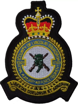 2503 Squadron Royal Auxiliary Air Force gestickter Aufnäher Abzeichen - MOD...