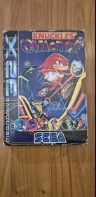 Knuckles' Chaotix (SEGA Mega Drive 32X, 1995) PAL UK CIB Complete Manual & Tray