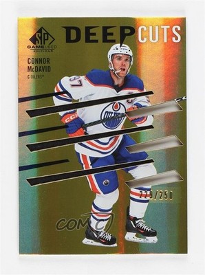 2023-24 Upper Deck SP Game Used Deep Cuts 229/250 Connor McDavid #DC-3 8nl