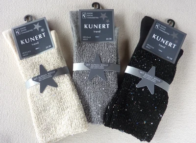 KUNERT Damen Socken COSY CELEBRATION glänzende weiche Pailletten 35-38 39-42 - Bild 1 von 4