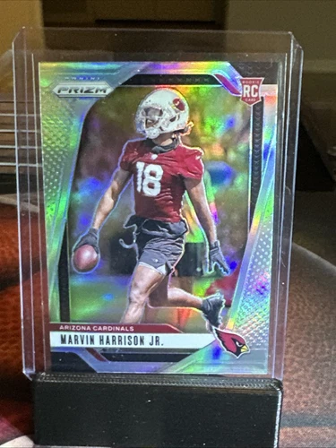 2024 Panini Prizm Marvin Harrison Jr. Rookie RC Silver Prizm Cardinals T389