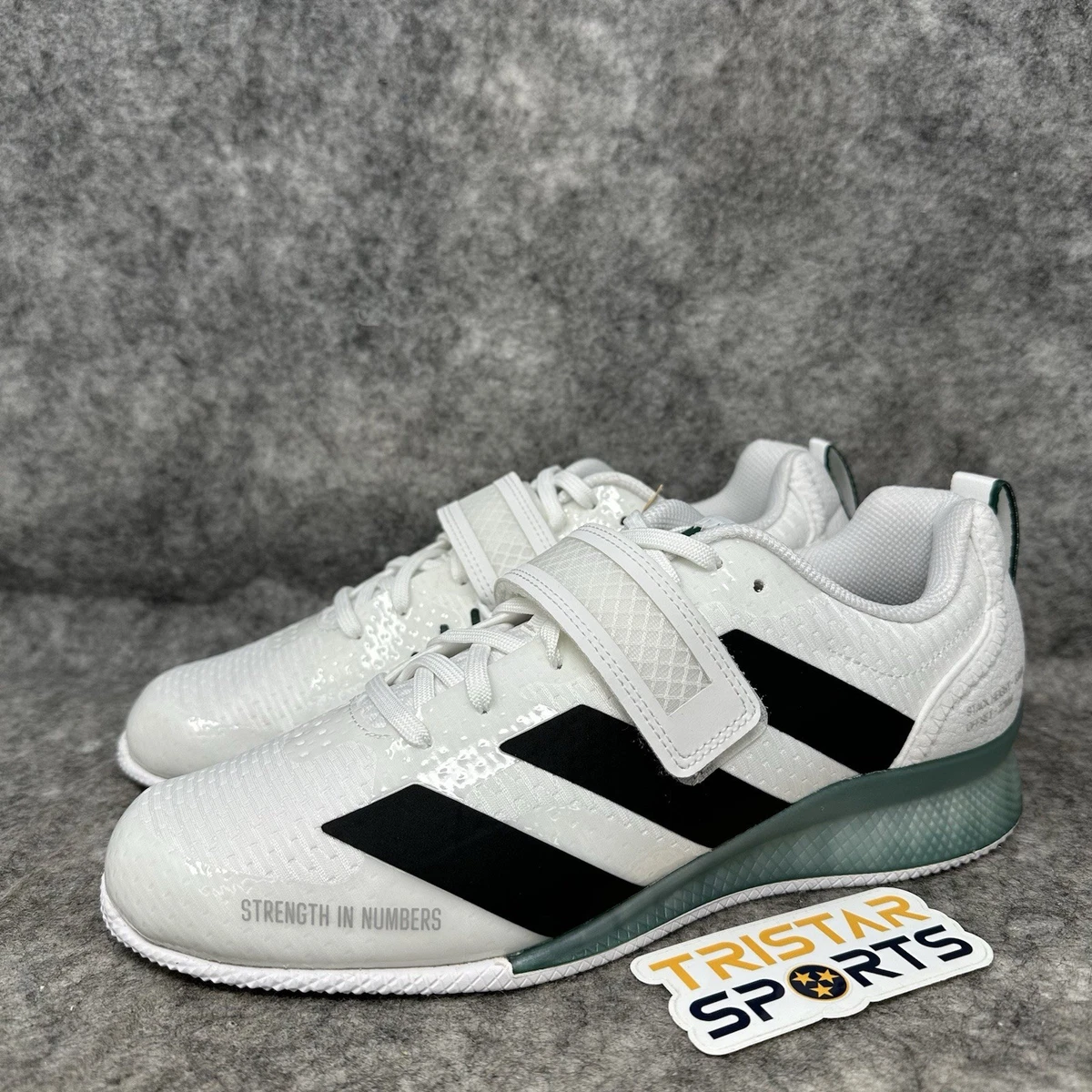  ADIPOWER トレーニングシューズ ブラック/ホワイト Adidas Adipower Weightlifting 3 White Black Collegiate Green for