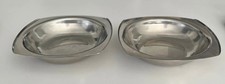 Vintage set of 2 Gense Garnish stainless steel serving dish-Sweden