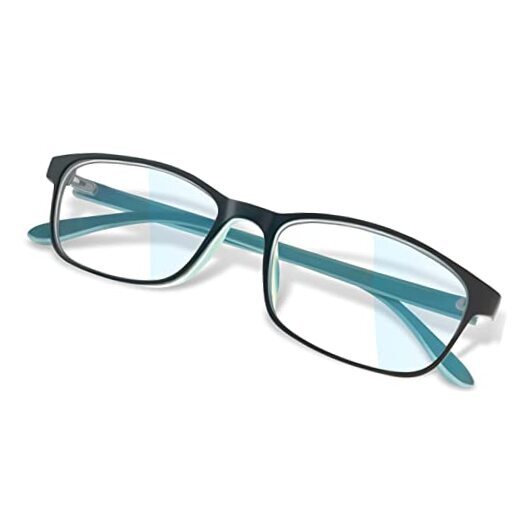 JEERO Blue Light Blocking Glasses - Lightweight Frame 53 Millimeters Black