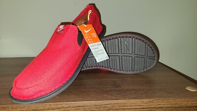 VINTAGE 2011 Nike Solarsoft Lakeside University Red  Men Us10  NEW!!!!