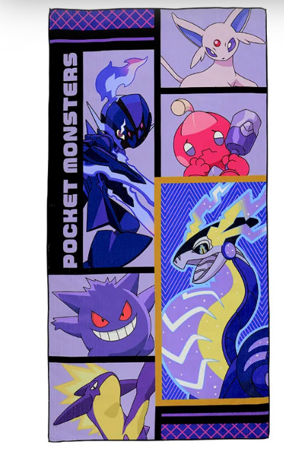 Выбор цвета банного полотенца Pokemon BANPREST Premium Purple Ceruledge Miraidon