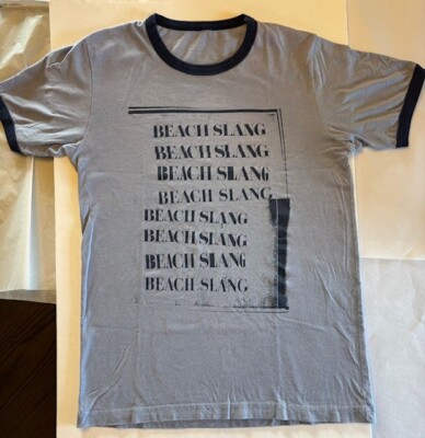 Beach Slang blue ringer old stock t-shirt