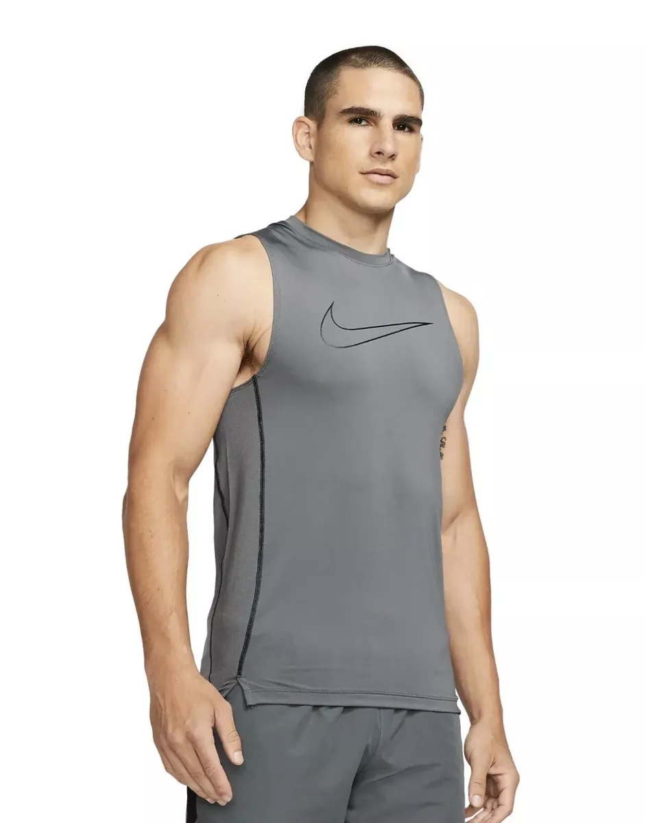 Nike Pro Sleeveless T-Shirt Grey