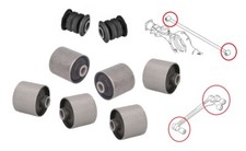 Hinterachse Querlenker Längslenker Panhard Rod Buchsen Buchsen für Suzuki Jimny