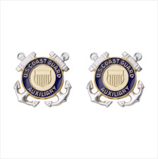 GENUINE U.S. COAST GUARD AUXILIARY COLLAR DEVICE: MEMBER