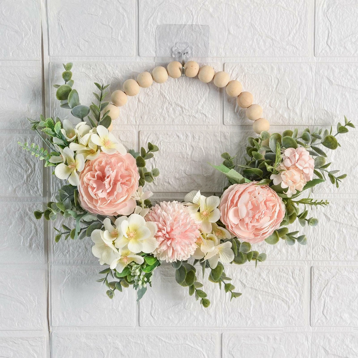Peony wreath deals