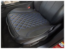 Sitzauflage Schwarz Kunstleder passend für Mitsubishi Outlander 2 OT406