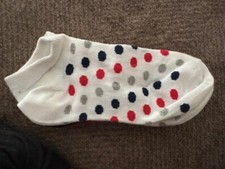 Women's Low Cut Socks Pack of 5 Patriotic Patterns Size 5-10 NWT TX340